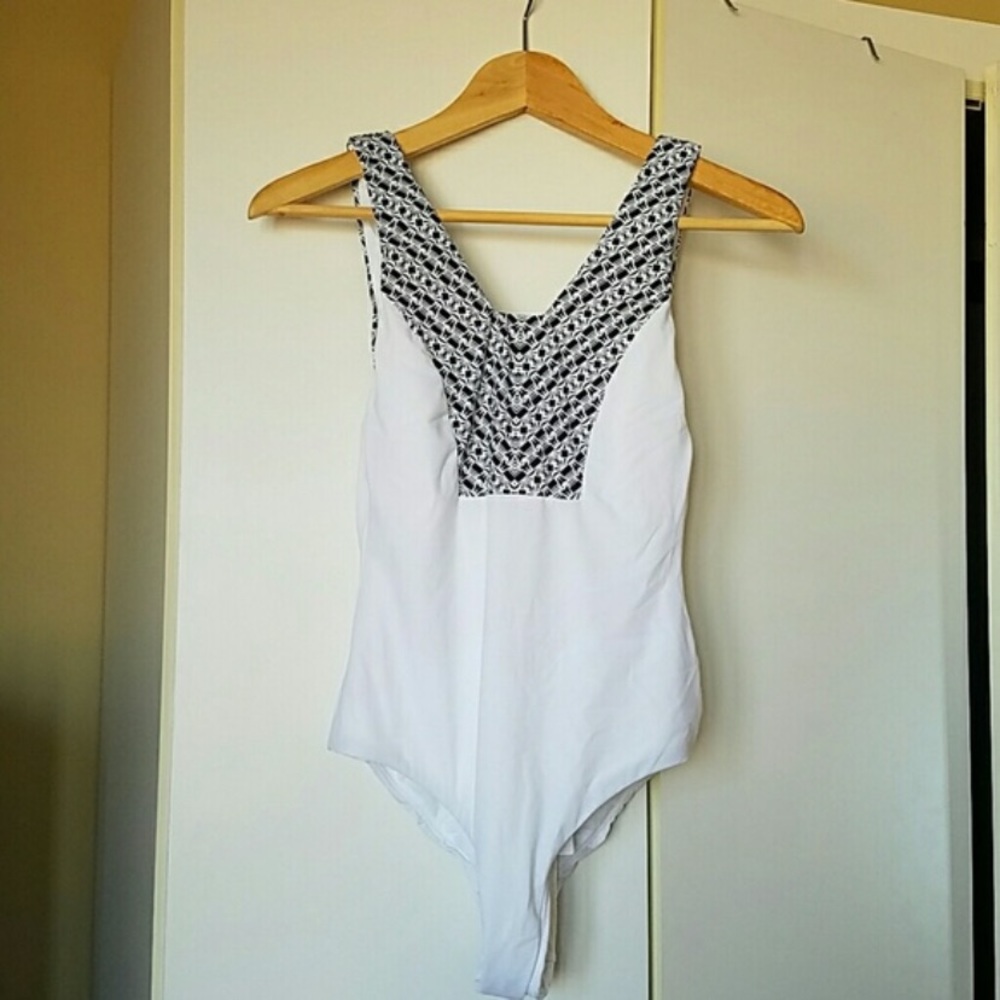 Red carter one piece swim suit